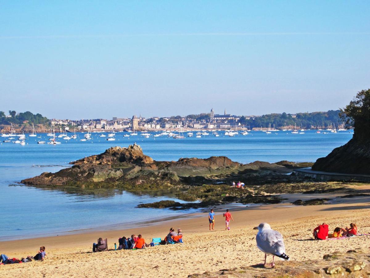 Apartment Château des Deux Rives Dinard Exterior foto